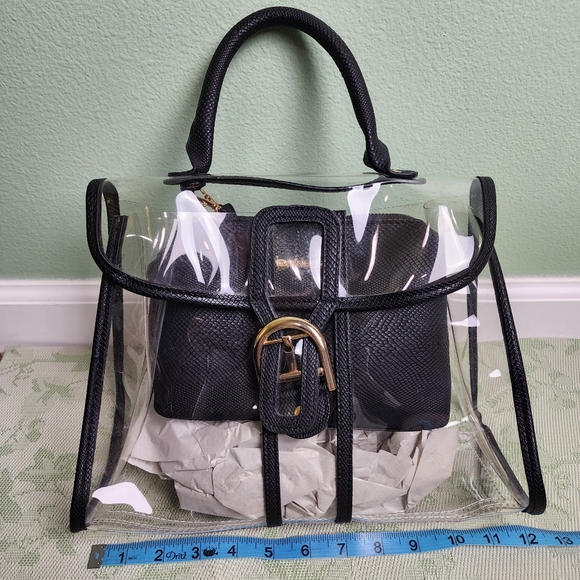 ❗️NWT❗️Rampage Transparent Stadium Handbag with Detachable Multifunction… - Picture 6 of 15